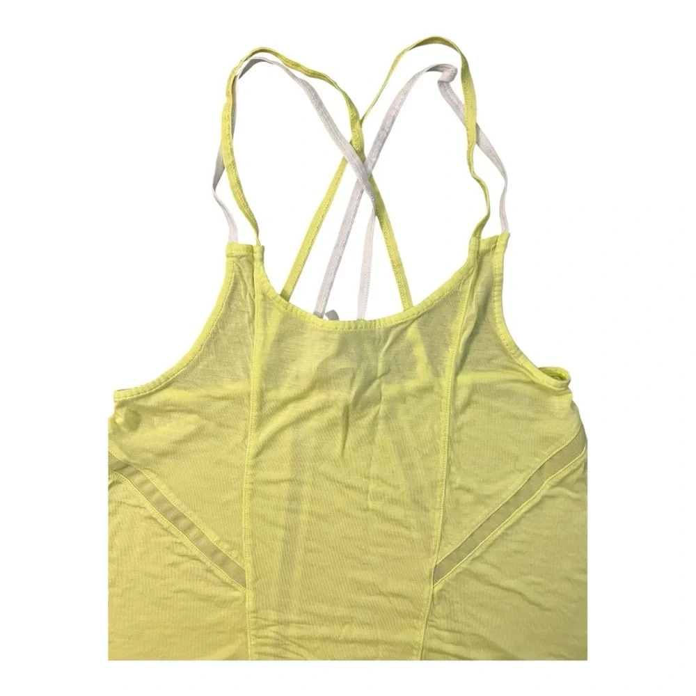 Alo Yoga Yellow Tank Top Size Small